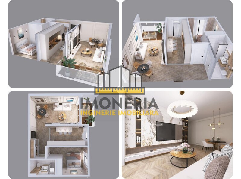 Titan 2 camere in bloc boutique, comision 0%  Compartimentare ideala   metrou 1 Dec.
