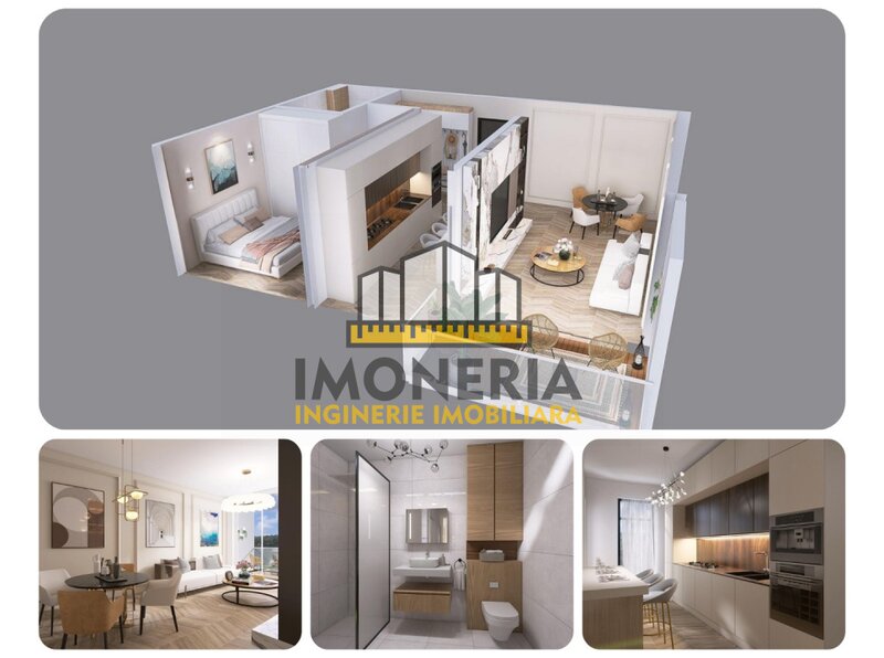 Titan 2 camere in bloc boutique, comision 0%  Compartimentare ideala   metrou 1 Dec.